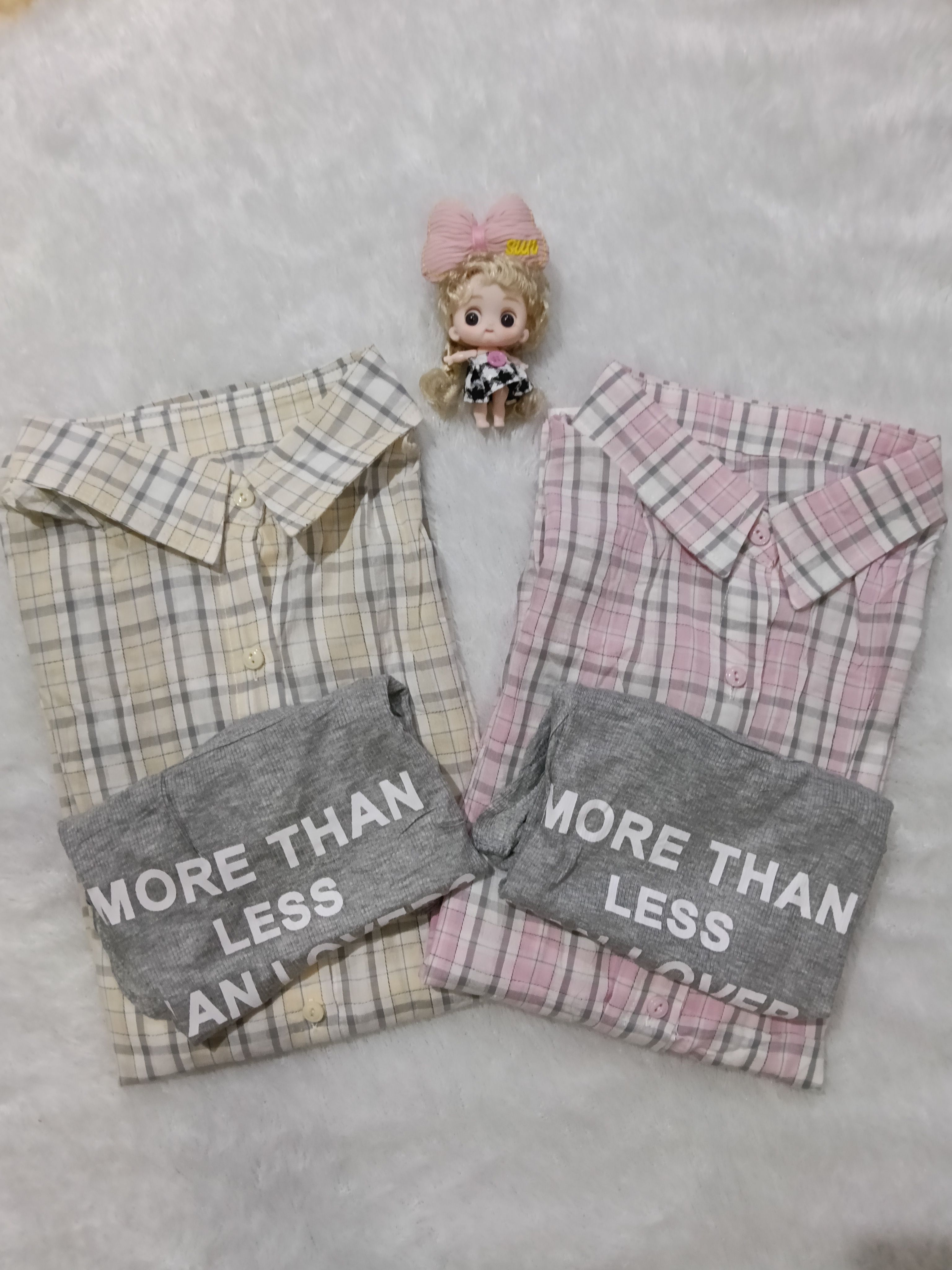 Kemeja kyl kotak + inner